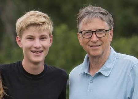 Rory John Gates With Her Father