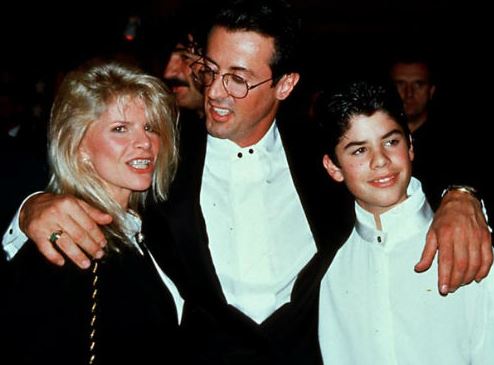 seargeoh stallone with her mother and father