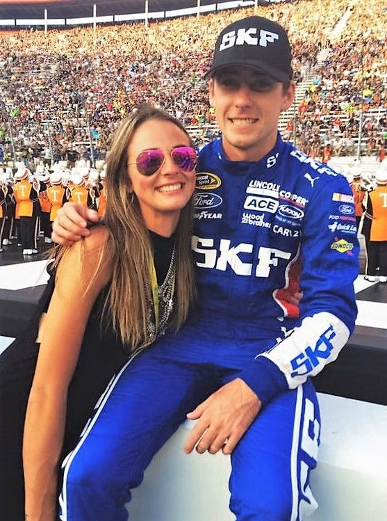ryan blaney with her wife